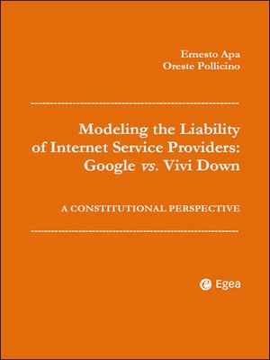cover image of Modeling the Liability of Internet Service Providers